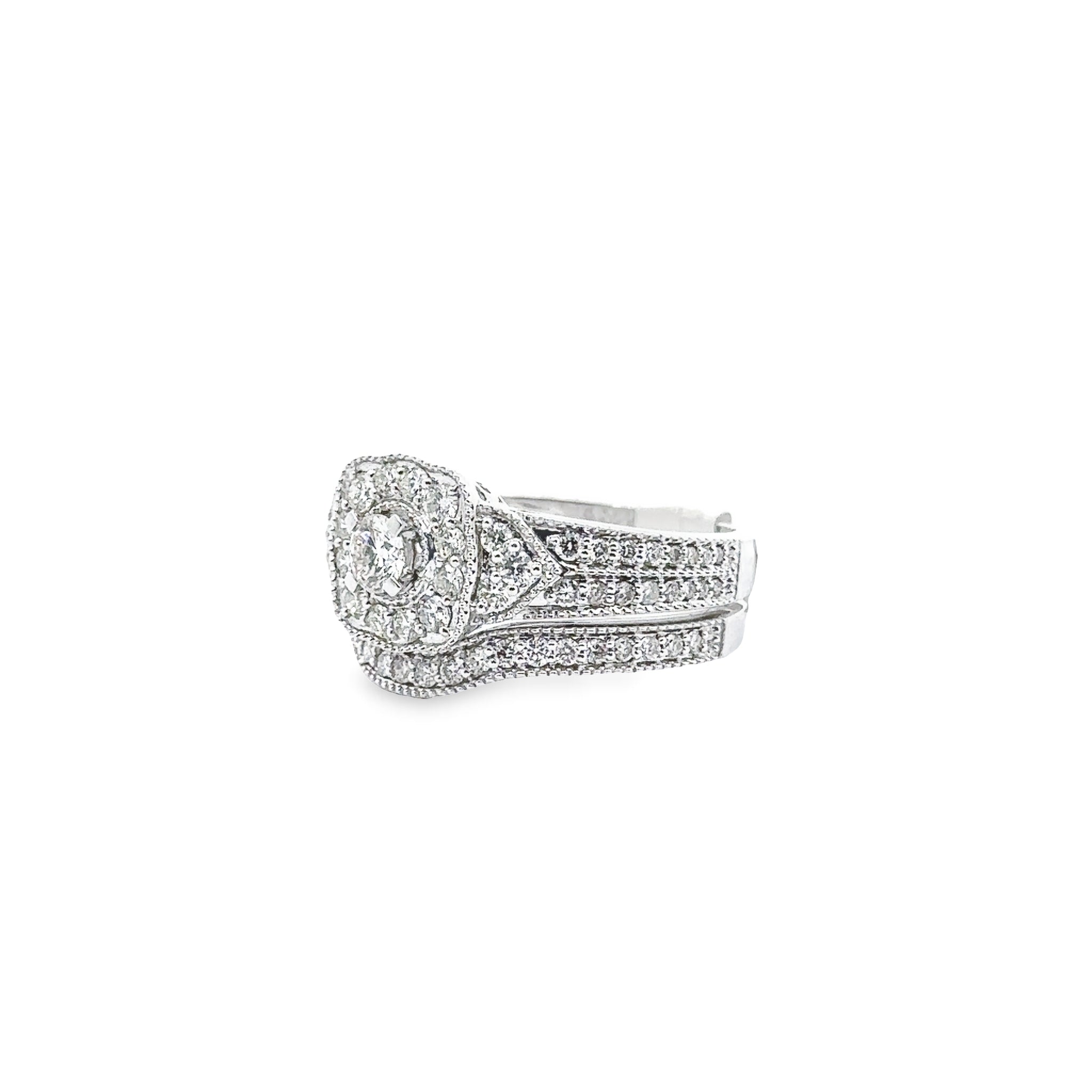 1.06 Carat Vintage Engagement and Wedding Ring – Diamond Bros
