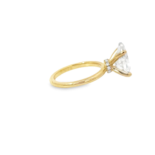 Golden Marquise Grace Engagement Ring