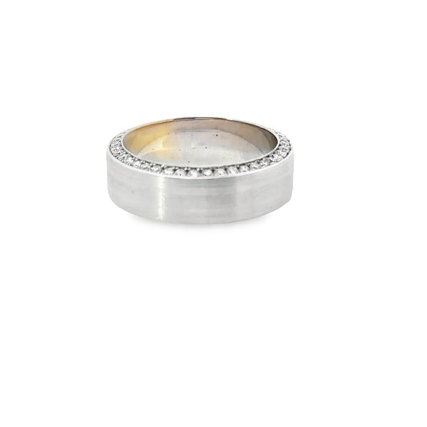 Frostbound Luminary White Gold Ring