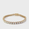 10.25 Carat Gold Tennis Bracelet